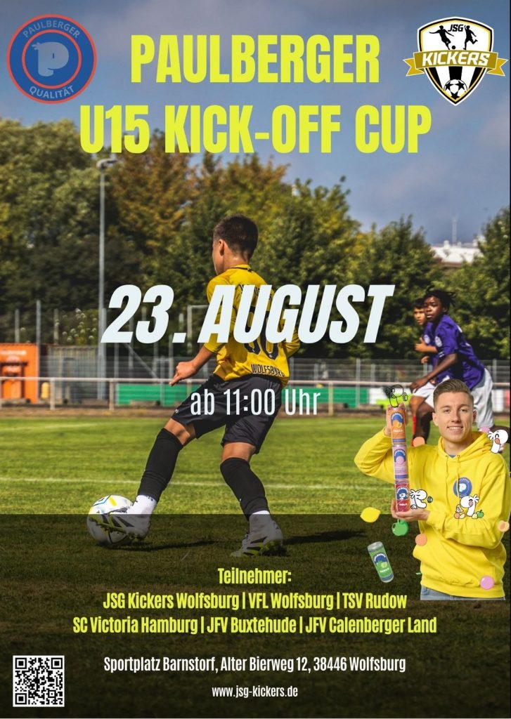 Paulberger Kick-Off Cup U15 am 23. August 2026